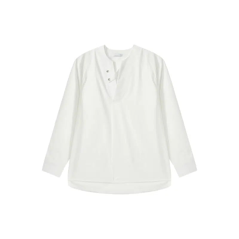 Casual Button-Up Long Sleeve Shirt