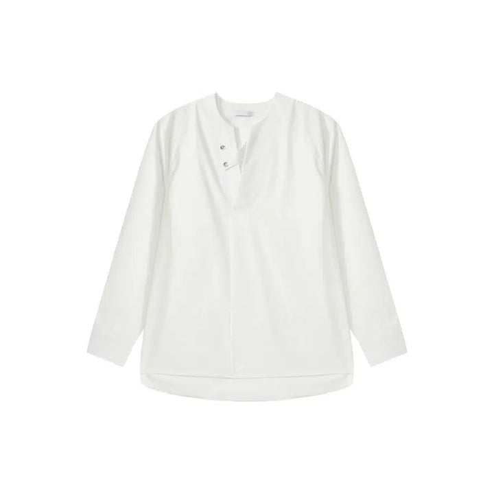 Casual Button-Up Long Sleeve Shirt