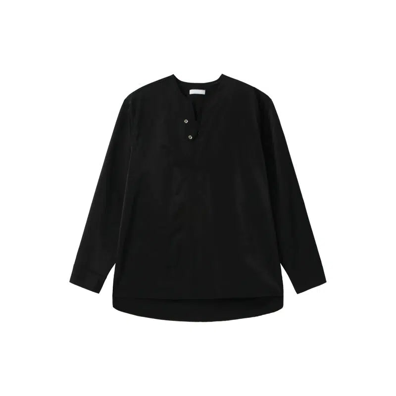 Casual Button-Up Long Sleeve Shirt