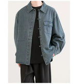 Casual Button-Up Pocket Shirt