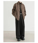 Casual Button-Up Pocket Shirt