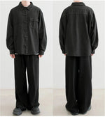 Casual Button-Up Pocket Shirt