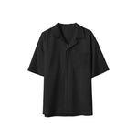 Casual Button-Up Shirt with Chest Pocket