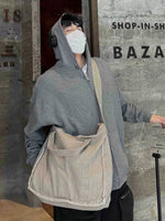 Casual Canvas Shoulder Bag