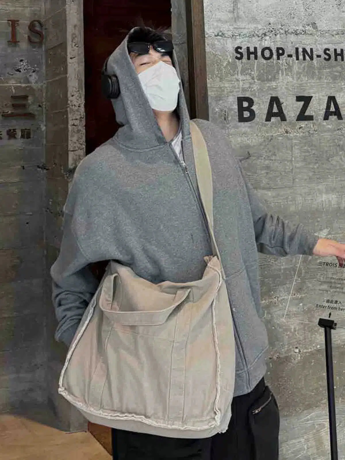 Casual Canvas Shoulder Bag