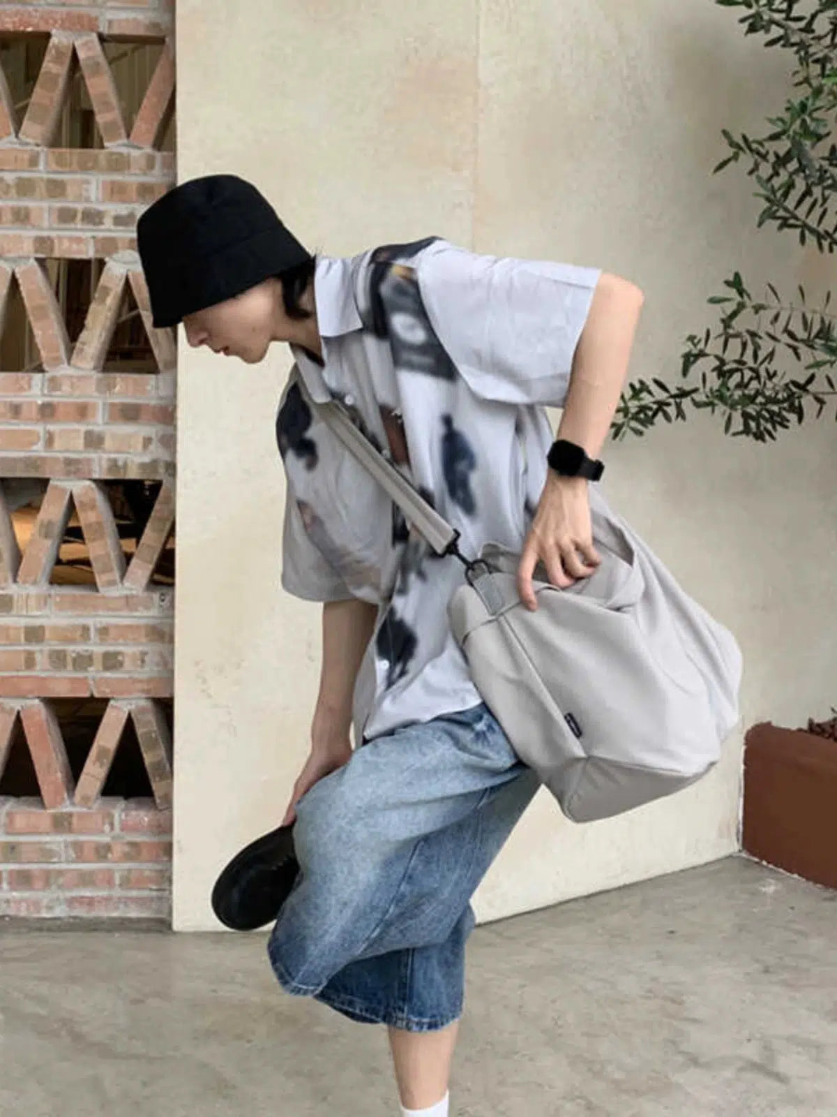 Casual Canvas Shoulder Bag