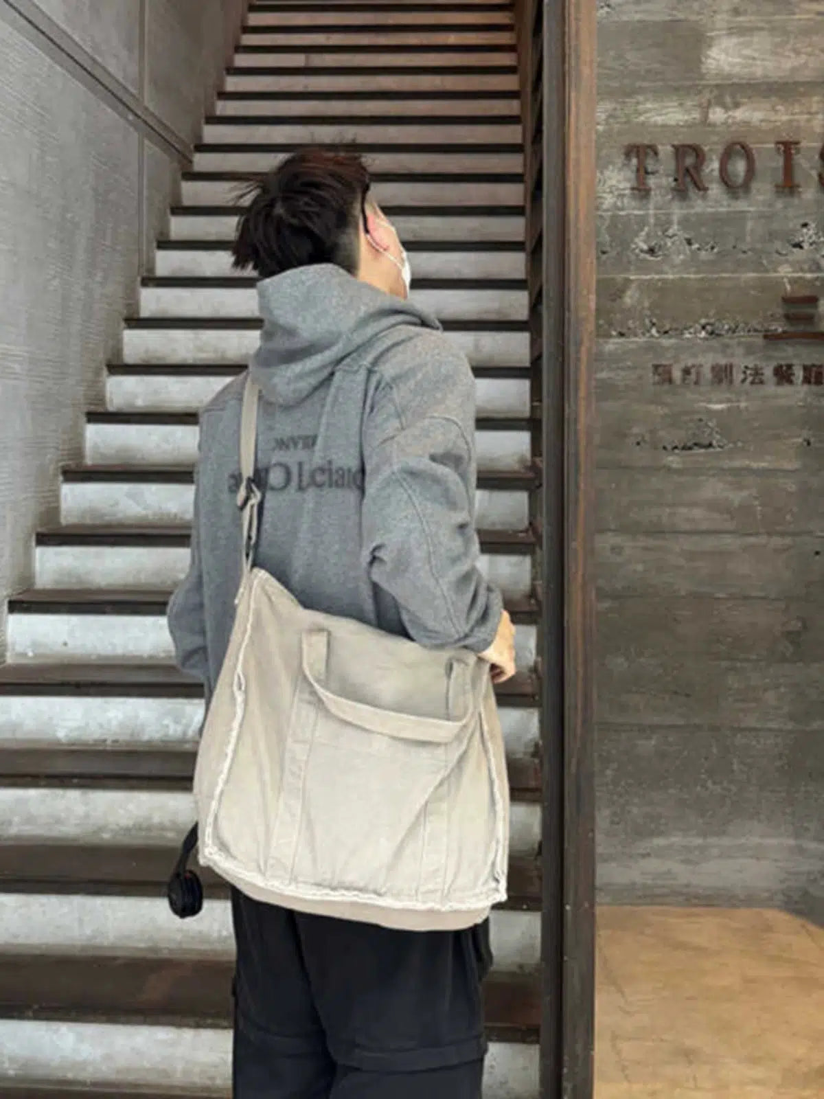 Casual Canvas Shoulder Bag