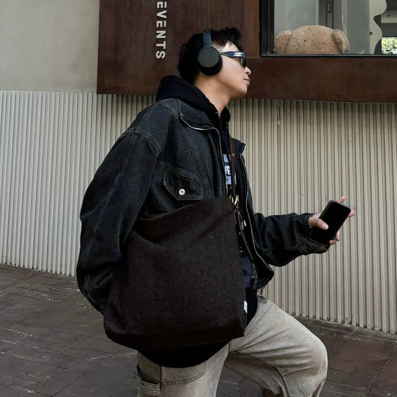 Casual Canvas Shoulder Bag