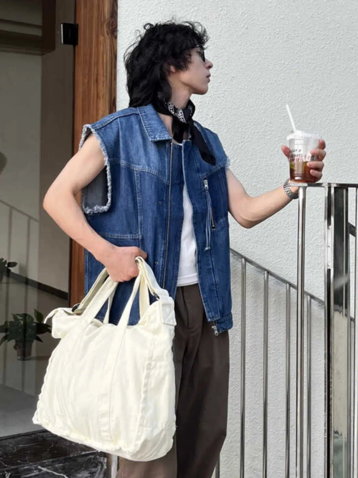 Casual Canvas Shoulder Bag