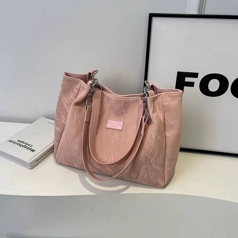 Casual Chain Strap Tote Bag