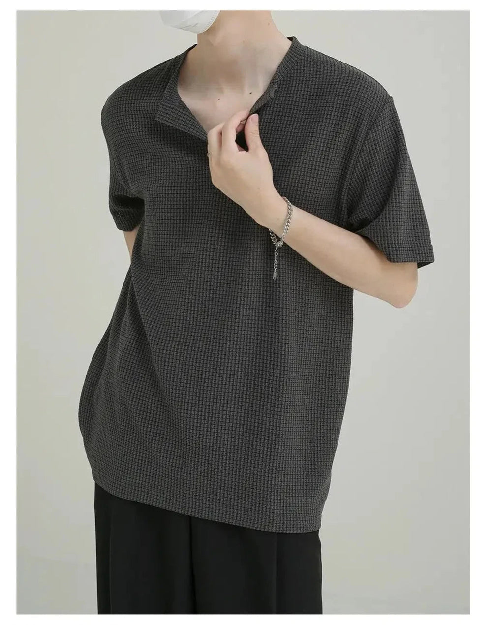 Casual Checked Short Sleeve Shirt