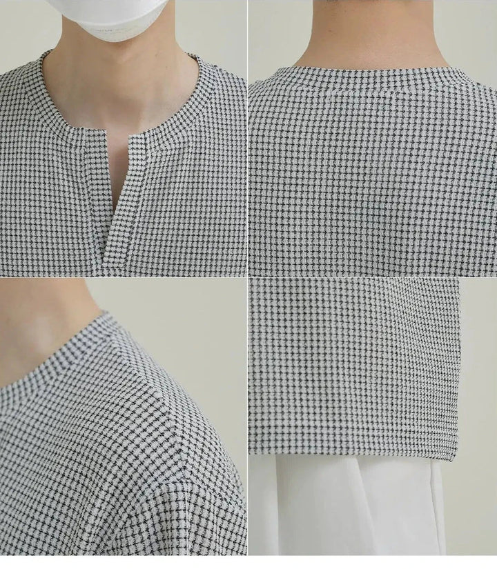 Casual Checked Short Sleeve Shirt
