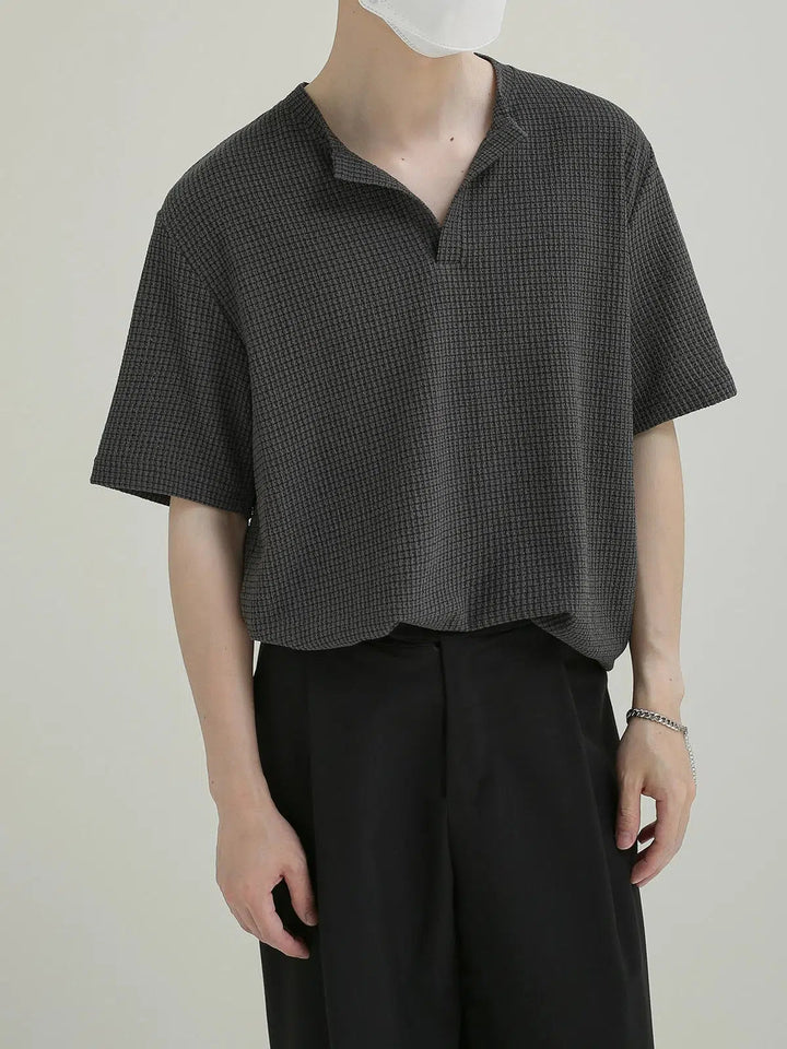 Casual Checked Short Sleeve Shirt