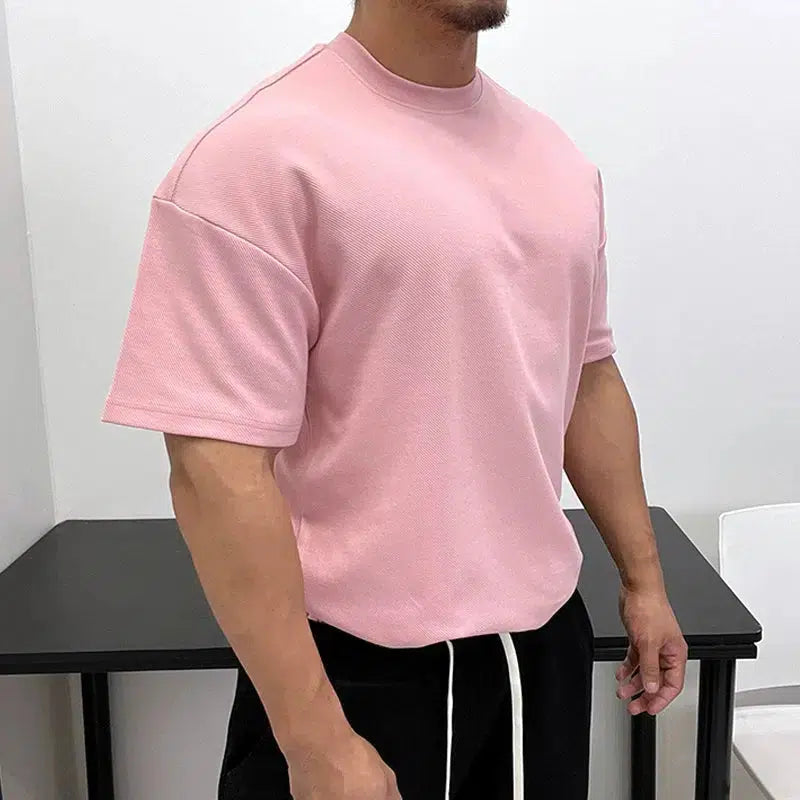 Casual Cotton Short-Sleeve T-shirt