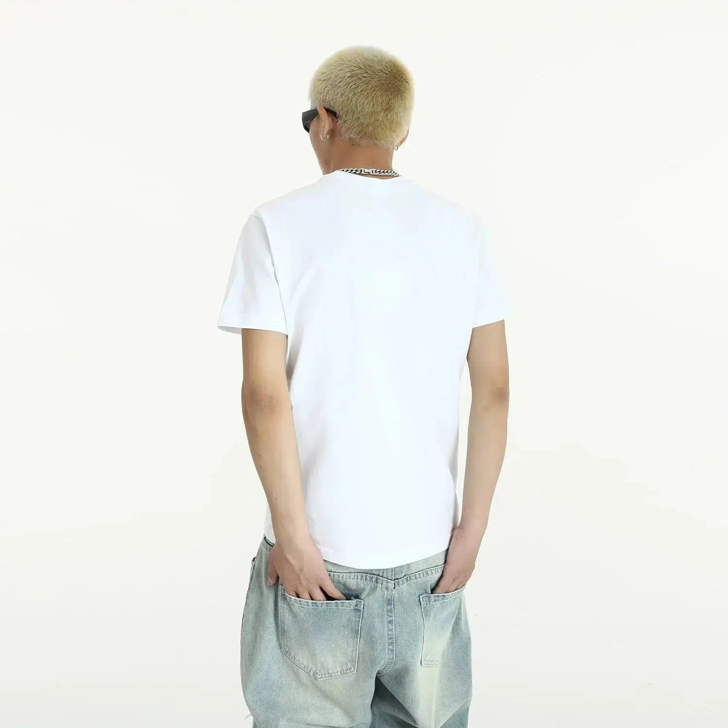 Casual Crew Neck Bottoming T-Shirt