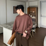 Casual Crew Neck Long Sleeve Pullover