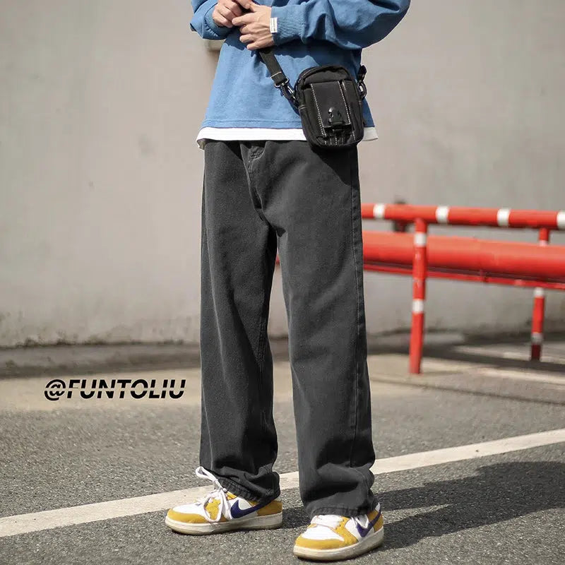 Velvet Denim Pants