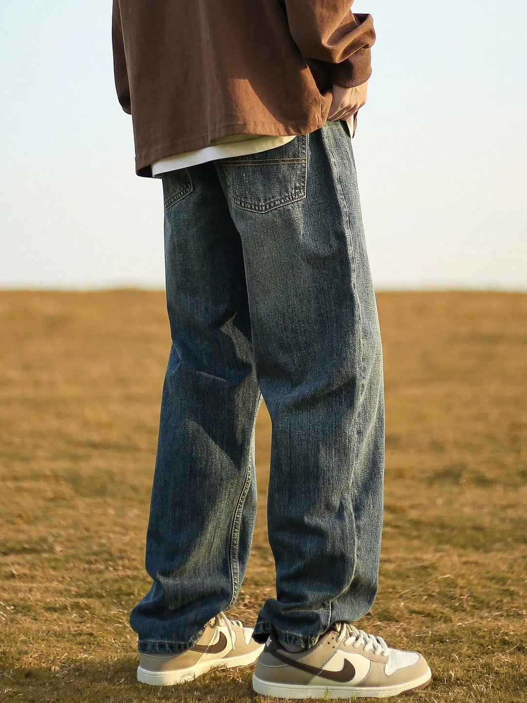 Velvet Denim Pants