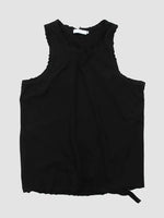 Casual Distressed Longline Vest