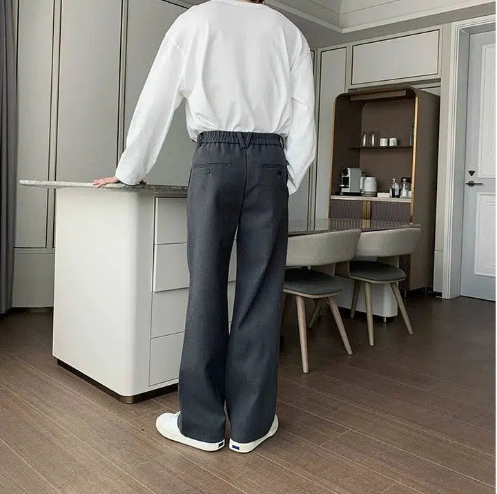 Casual Double-Breasted Suit