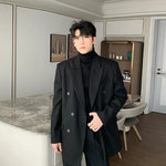 Casual Double-Breasted Suit