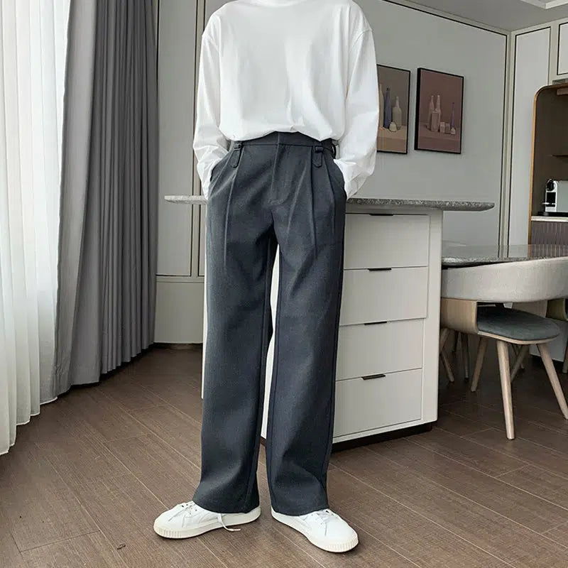 Casual Double-Breasted Suit