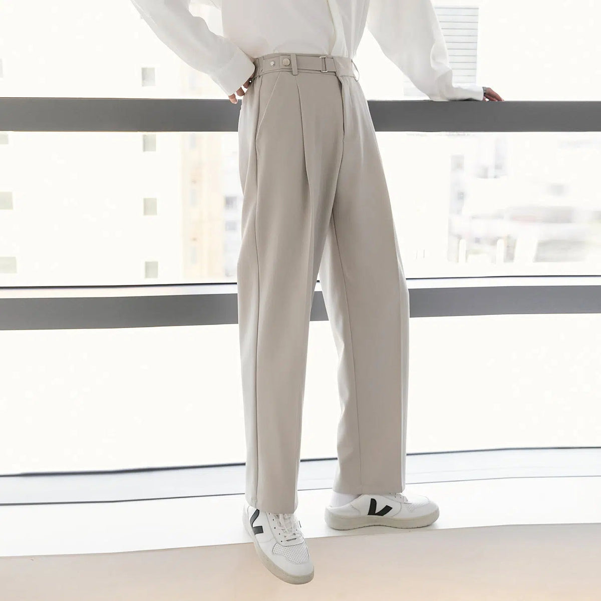 Casual Drape Suit Pants