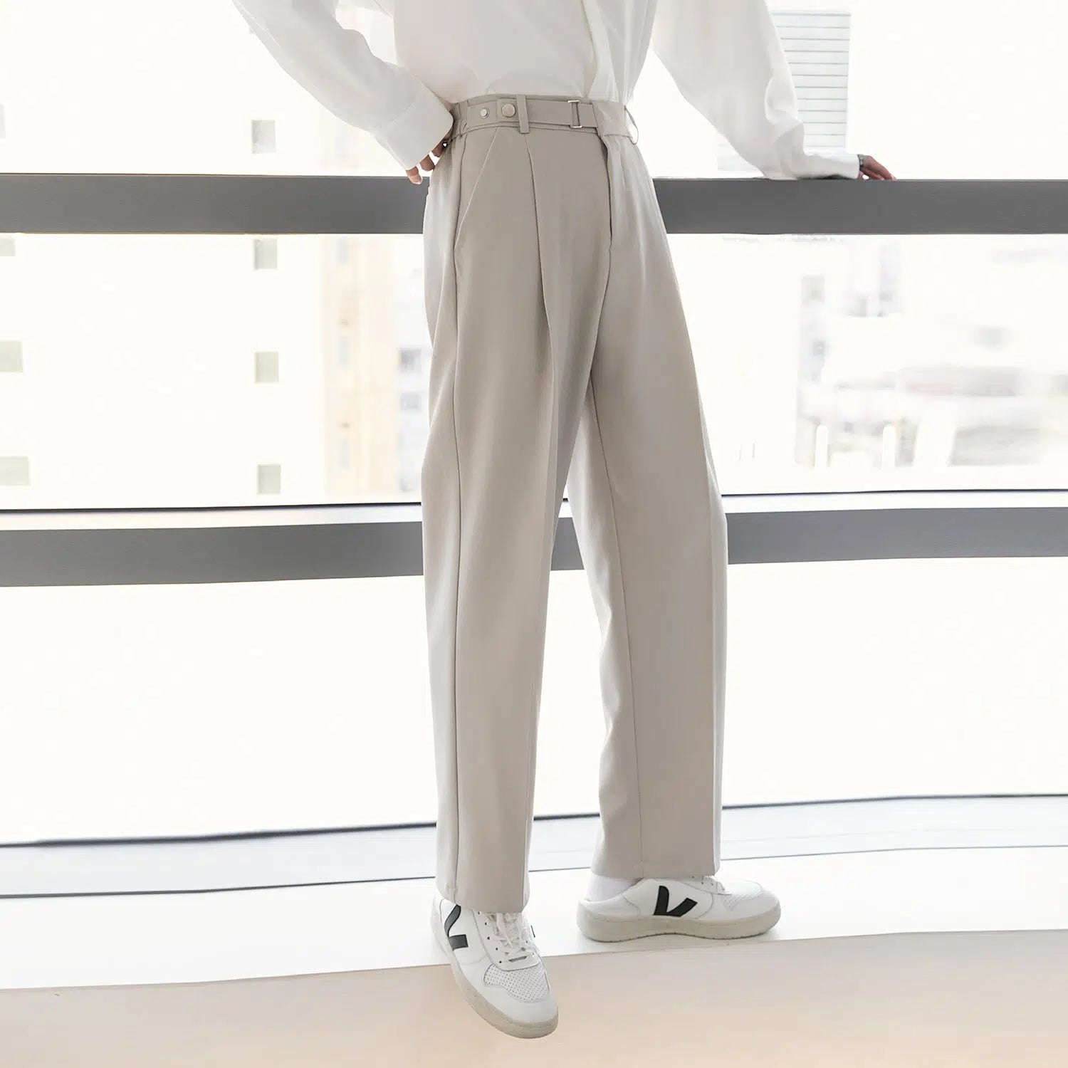 Casual Drape Suit Pants