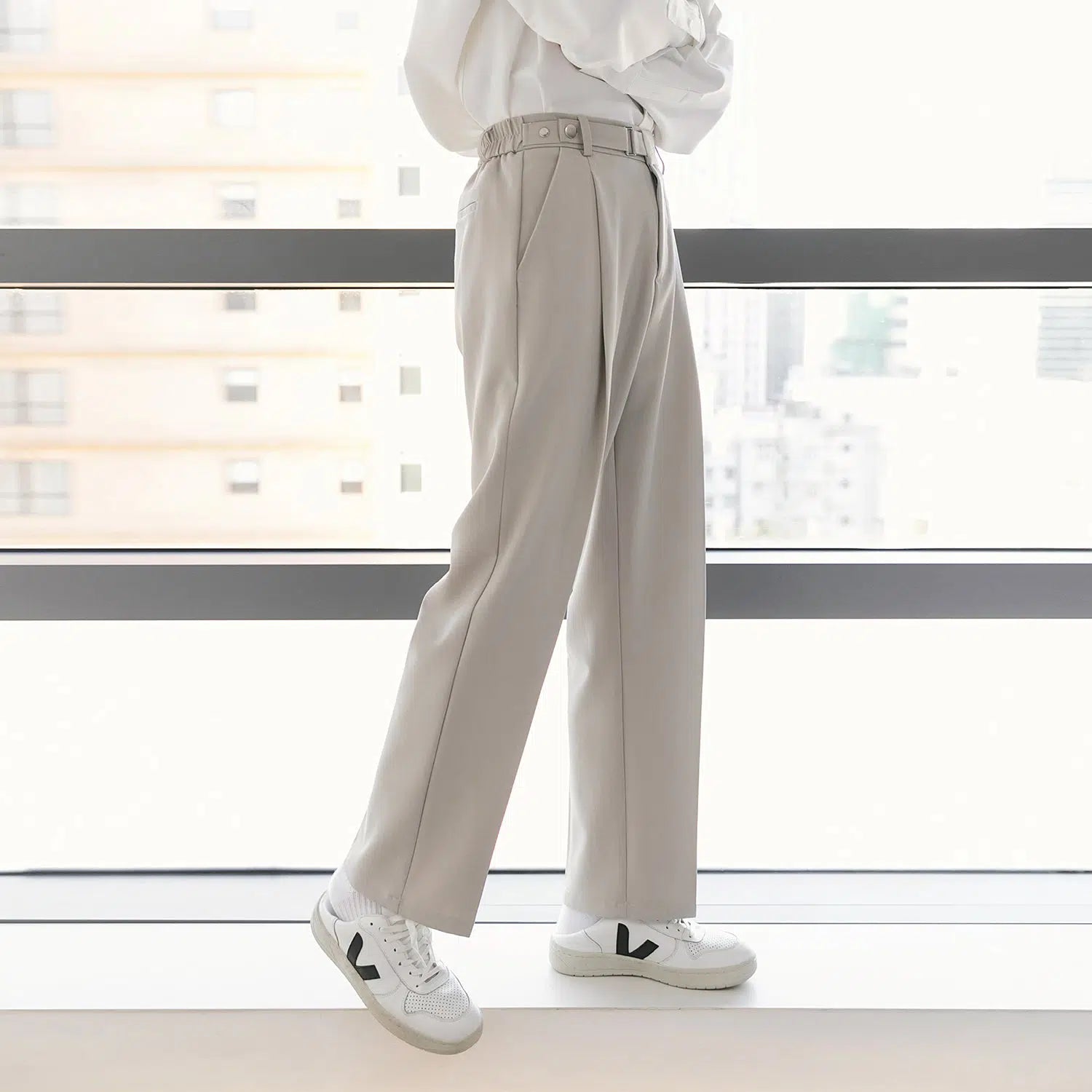 Casual Drape Suit Pants