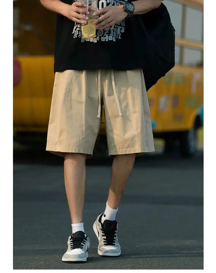 Casual Fit Drawstring Shorts