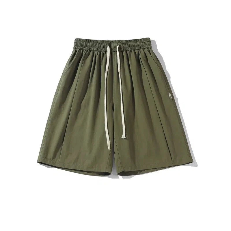 Casual Fit Drawstring Shorts