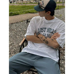 Casual Fit Letter Print T-shirt