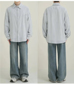 Casual Fit Long-sleeved Striped Shirt