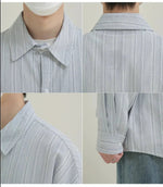 Casual Fit Long-sleeved Striped Shirt