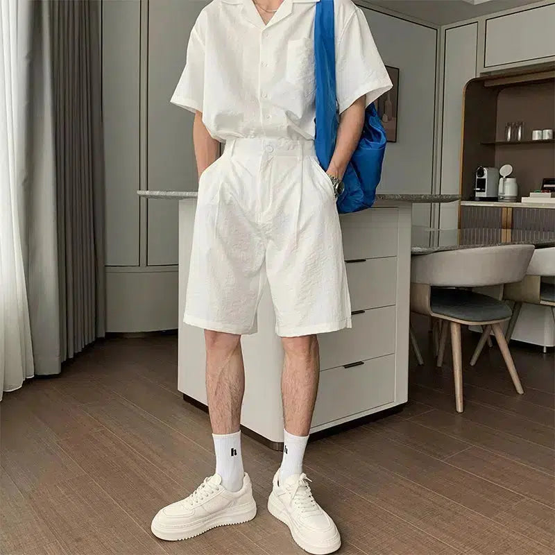 Casual Fit Short Sleeve Shirt & Shorts