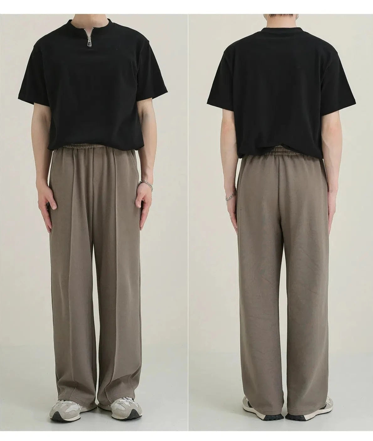 Casual Fit Straight Sweatpants
