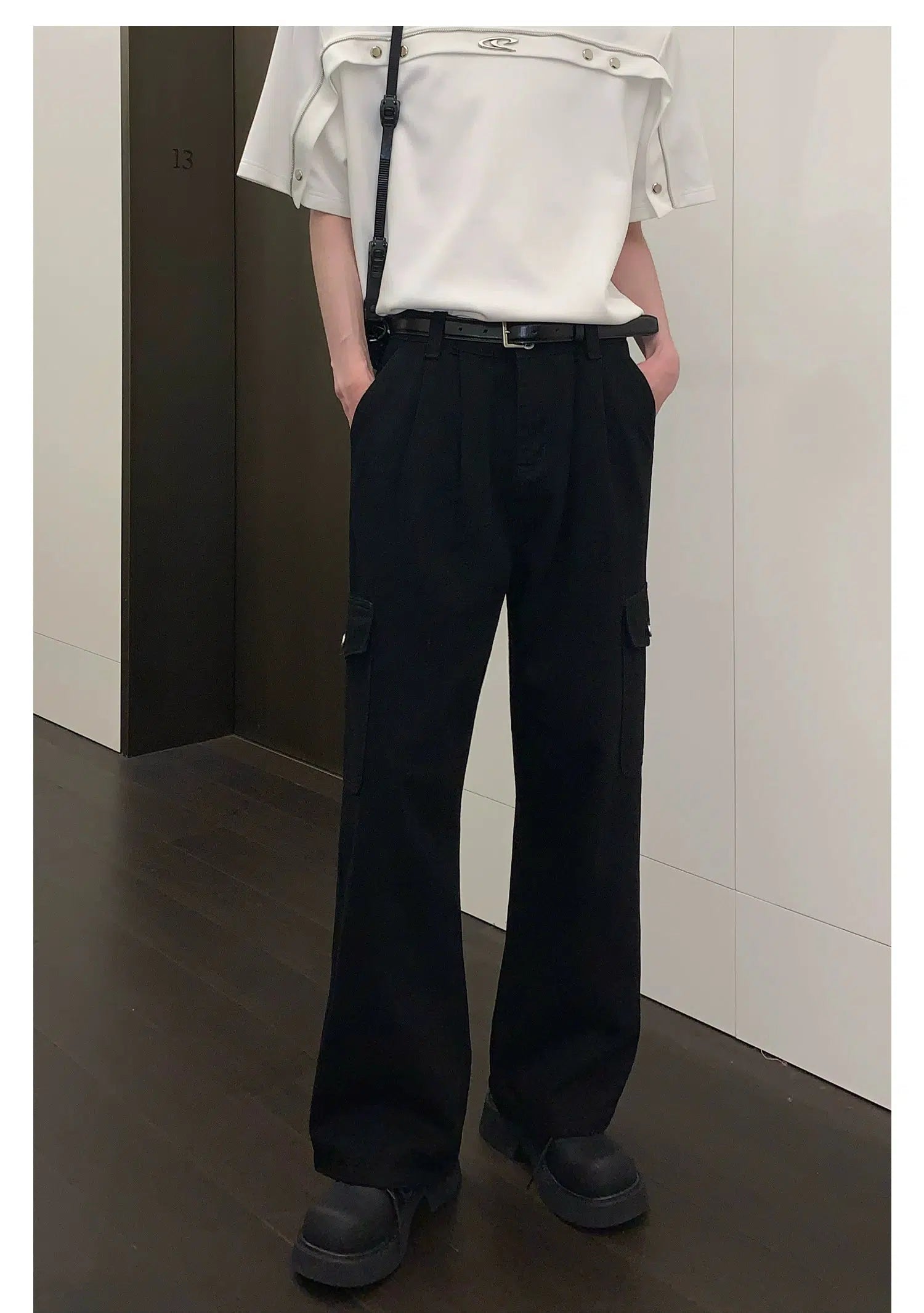 Casual Fit Straight-leg Cargo Pants
