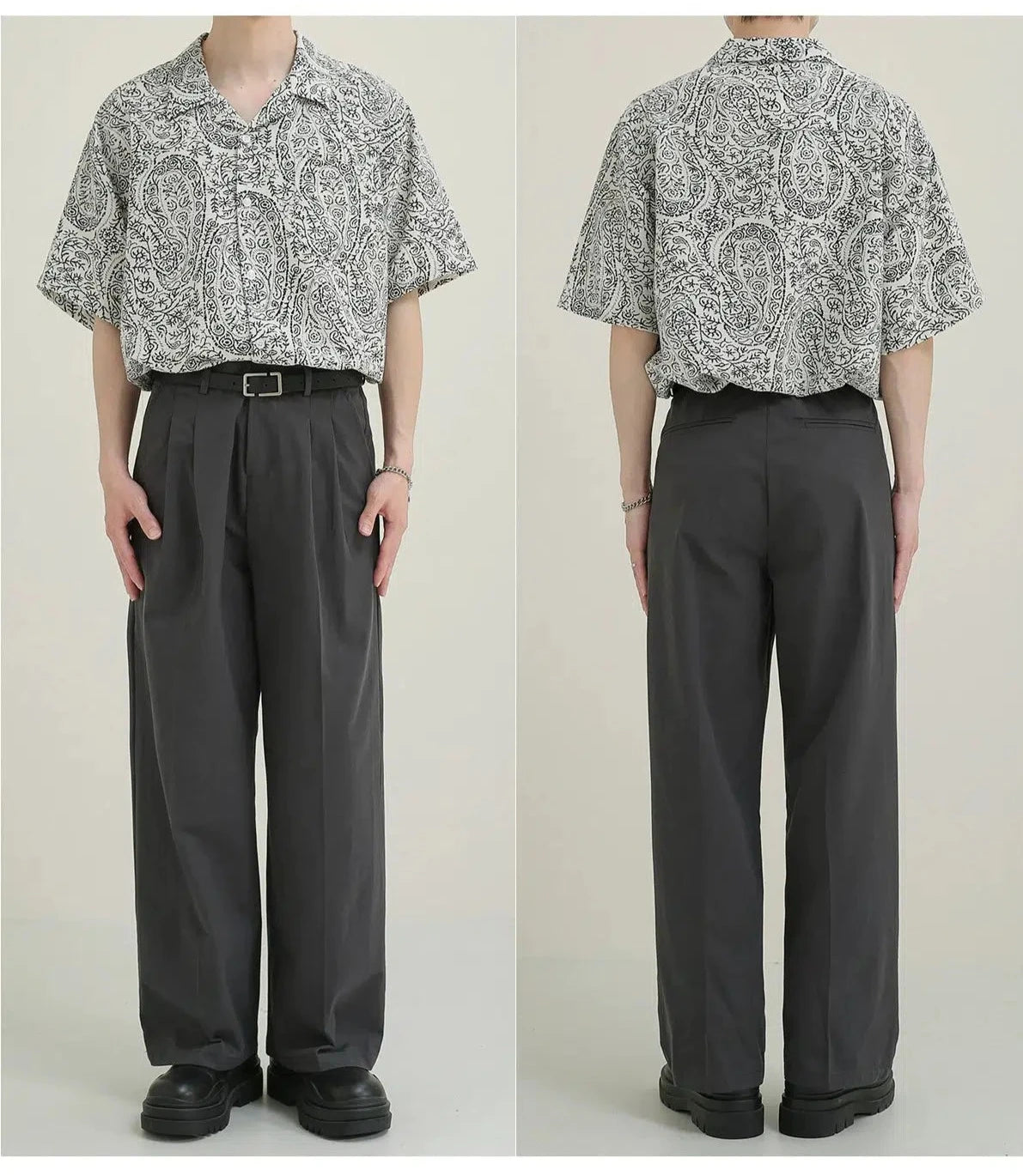 Casual Fit Suit Pants