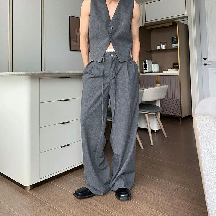 Casual Fit Three-piece Formal Suit