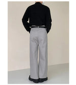 Casual Fit Woolen Suit Pants