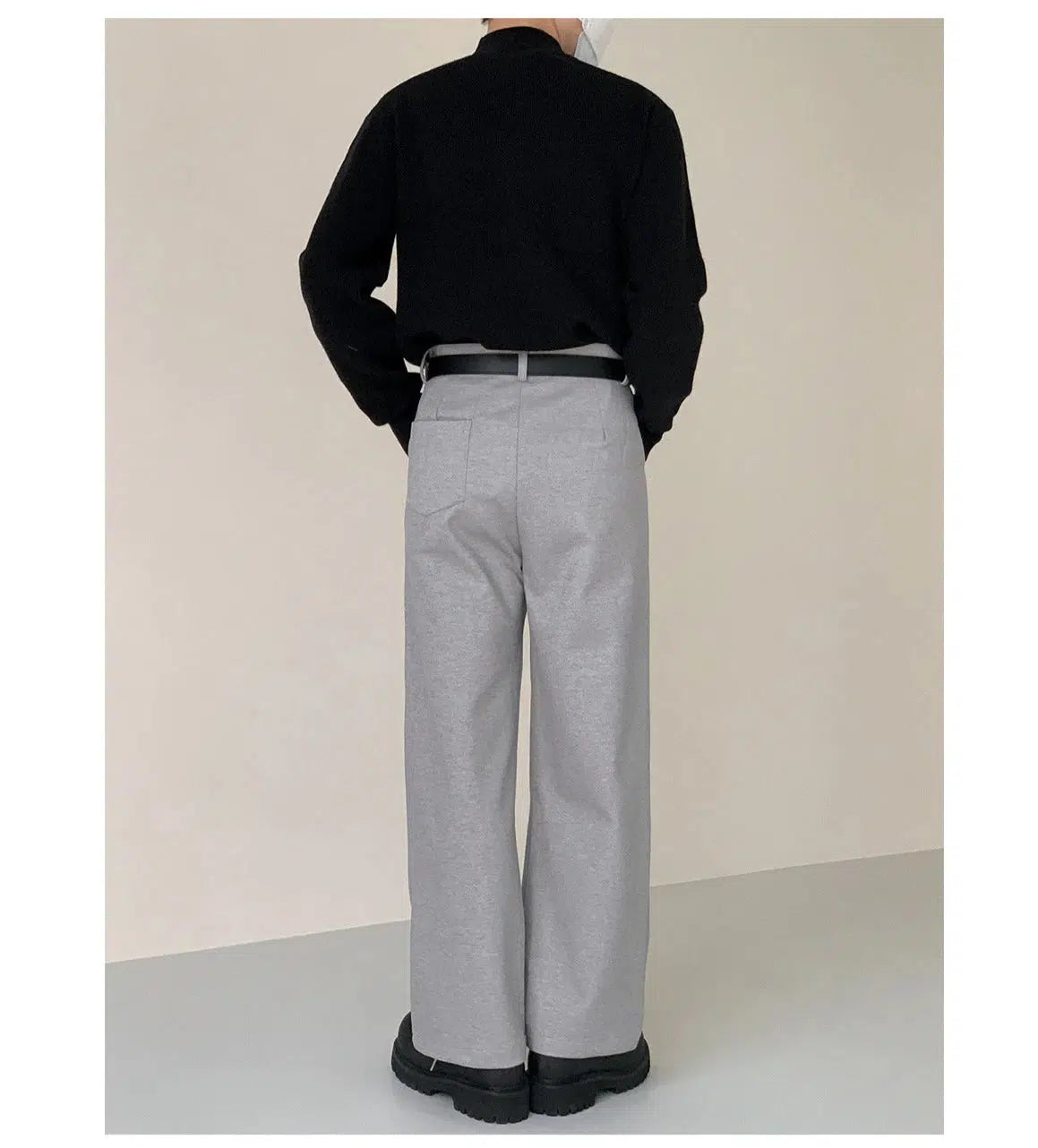 Casual Fit Woolen Suit Pants