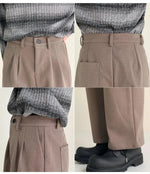 Casual Fit Woolen Suit Pants