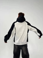 Graphic Hoodie with Raglan Sleeves