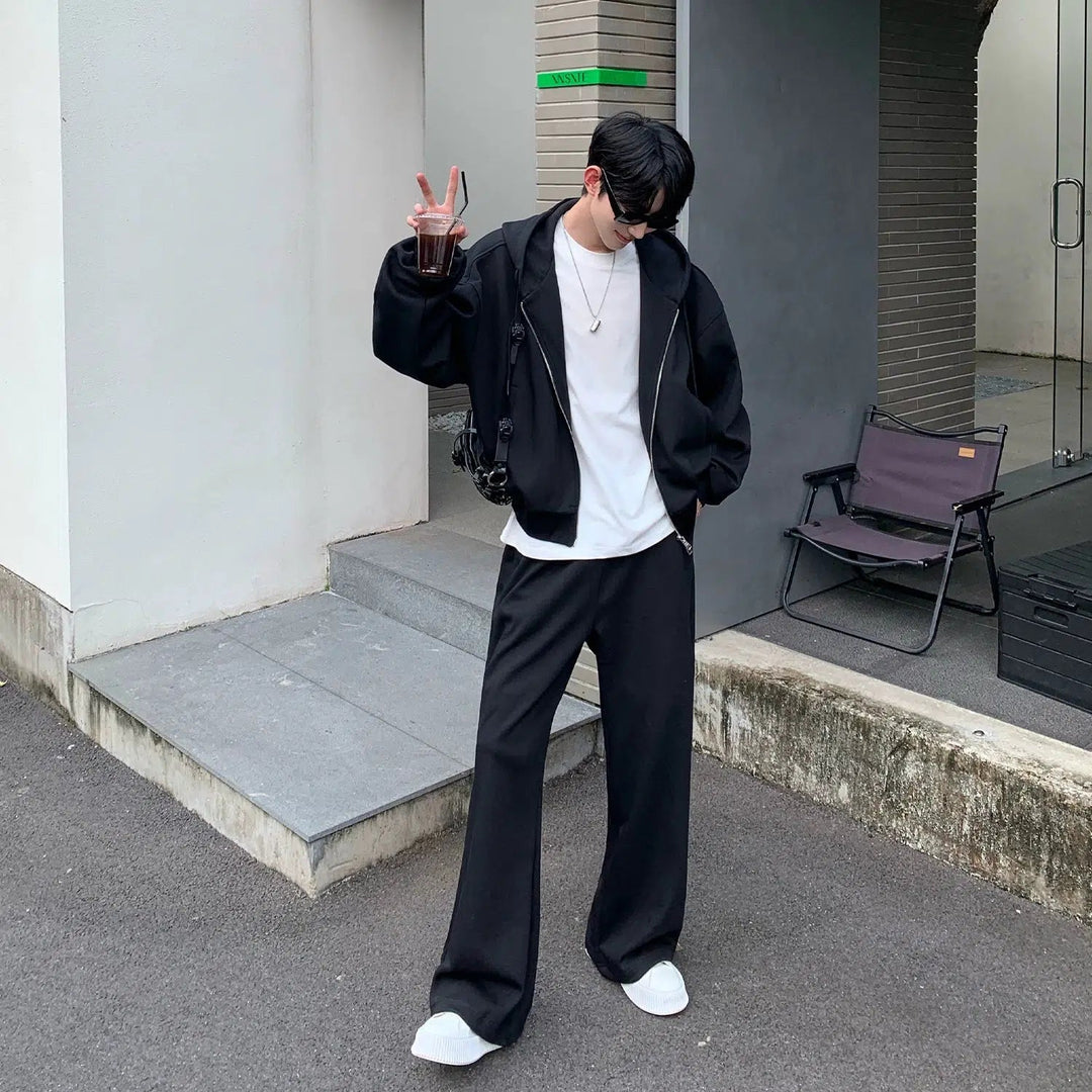 Casual Hooded Sports Suit