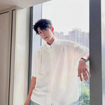 Casual Japanese Collar Short Sleeve Shirt