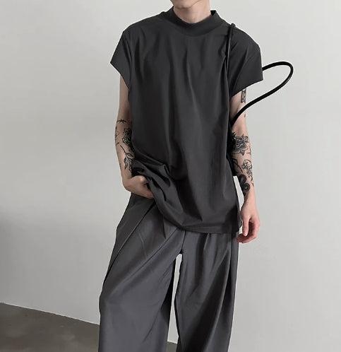 Casual Knit Short Sleeves T-shirt