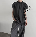 Casual Knit Short Sleeves T-shirt