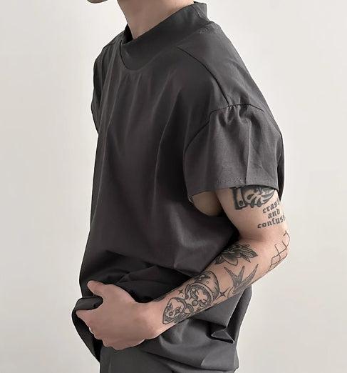 Casual Knit Short Sleeves T-shirt