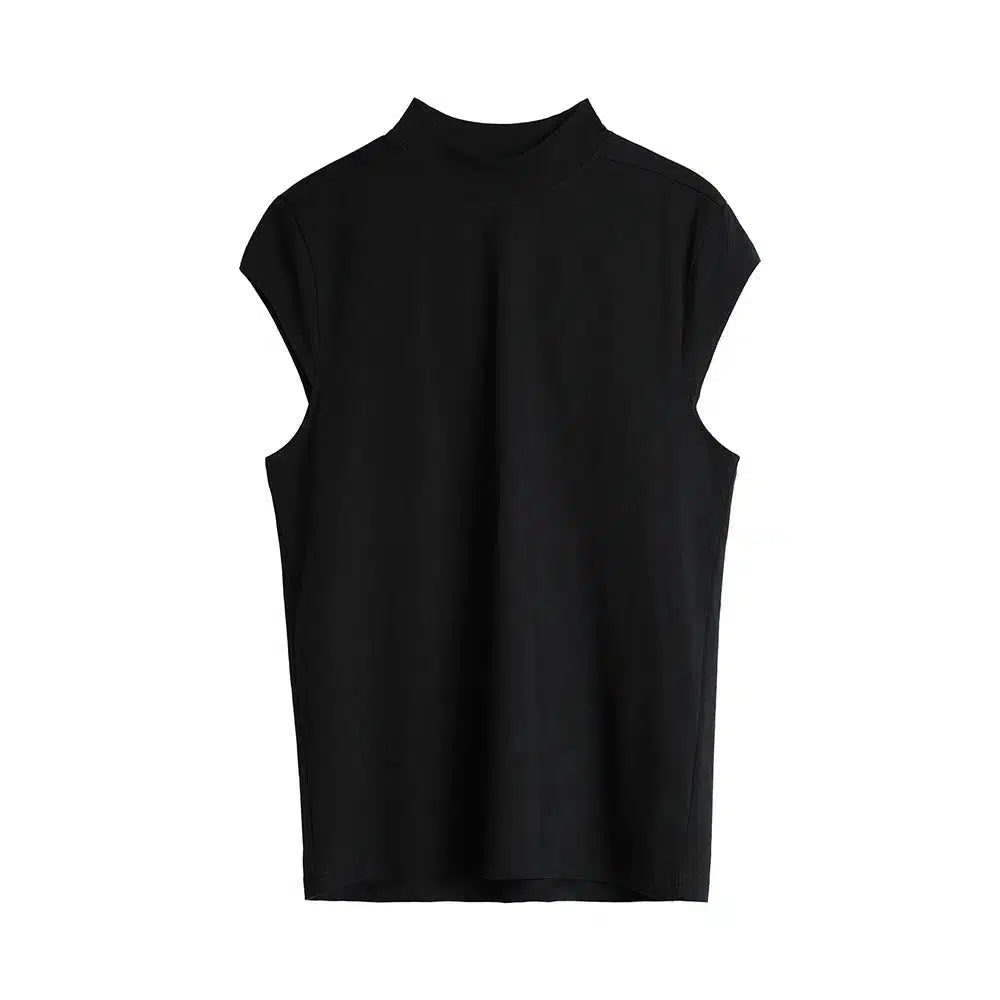 Casual Knit Short Sleeves T-shirt