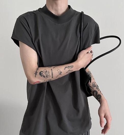 Casual Knit Short Sleeves T-shirt